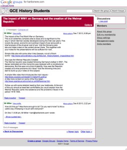 Google Groups - GCE History Thread